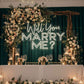 💍 Will You Marry Me? Neon Sign Neonsignsindia