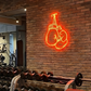 Gym Boxing Gloves Neon Sign – Fighter Spirit LED Wall Light