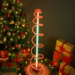 🎄 Spiral Christmas Tree Neon Light – Warm Red & Green Glow 4 feet