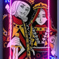 King & Queen Neon Wall Art – Playing Card Casino LED Wall Décor Game Room