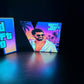 Custom GTA 6 Neon Desk Lamp with character artwork