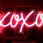 XOXO Night Lights (5x12 inches) Neonsignsindia