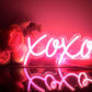 XOXO Night Lights (5x12 inches) Neonsignsindia