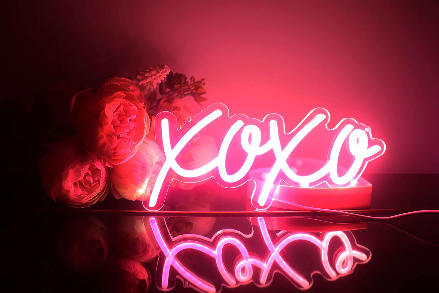 XOXO Night Lights (5x12 inches) Neonsignsindia