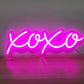 XOXO Night Lights (5x12 inches) Neonsignsindia