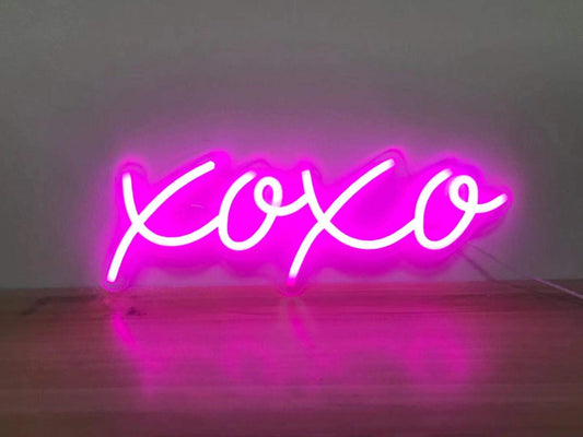 XOXO Night Lights (5x12 inches) Neonsignsindia