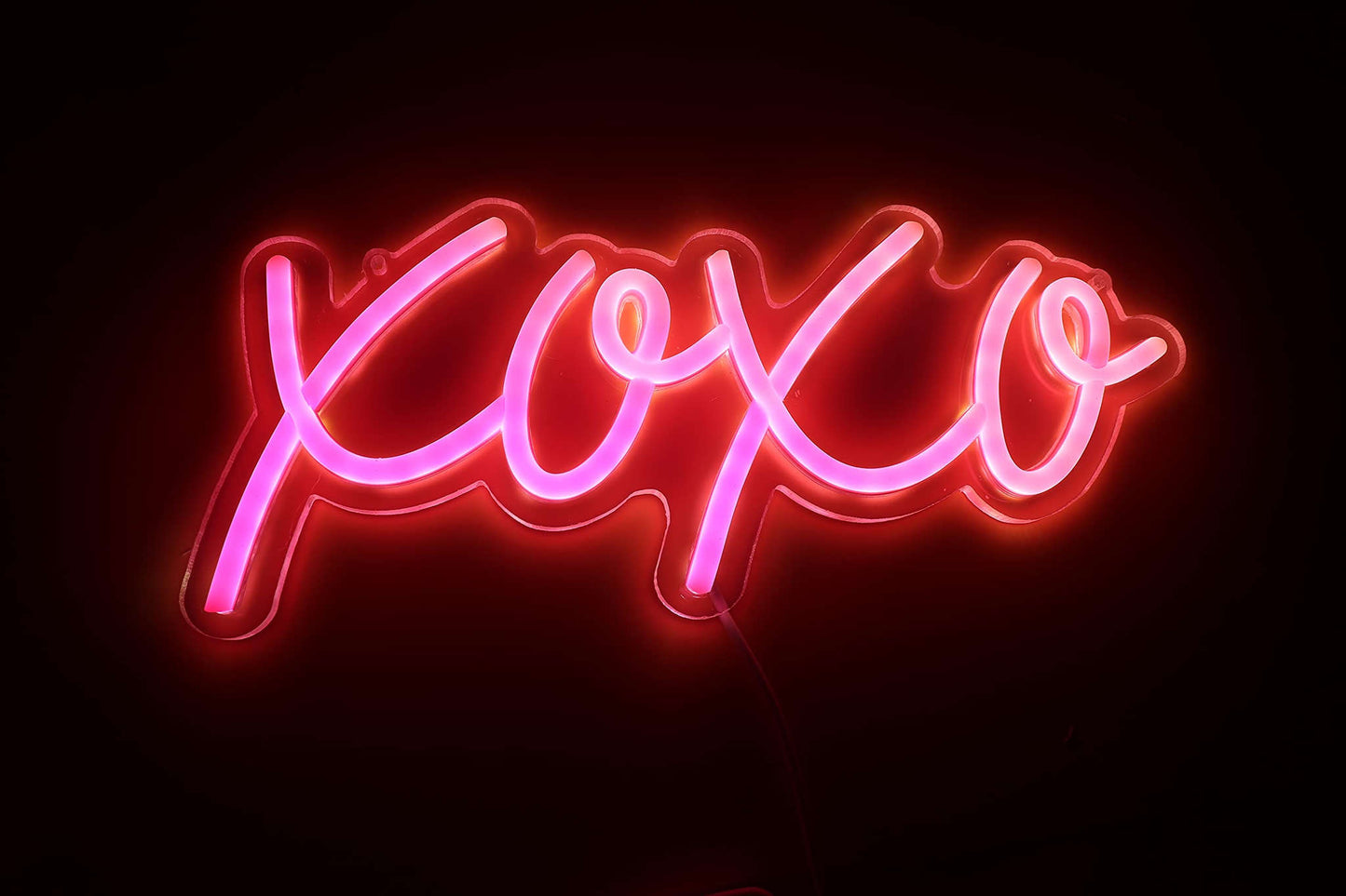 XOXO Night Lights (5x12 inches) Neonsignsindia