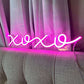 XOXO Night Lights (5x12 inches) Neonsignsindia