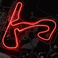 Zandvoort  F1 Circuit Wall Art – Dutch Grand Prix Track LED Style Poster | Neon Signs India — Image 2