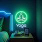 Zen Glow – fitness GYM Yoga LED Neon Sign for Meditation & Wellness Spaces Neonsignsindia