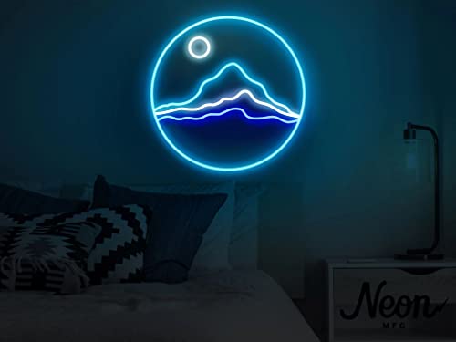 Mountains Neon Sign 12X12 inches - Neonsignsindia