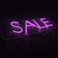 Neon Sign Sale LED Light (6x18 inches) Decorative Sign Board lights for shops, Mall, Pub ,Hotels with Adaptor (Purple)