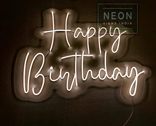 Happy Birthday (18x24 inches) - Neonsignsindia