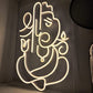 Ganesh Neon (17x10 inch) - Neonsignsindia