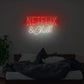 Nettflix and chill Neon Signs, Colorful Neon Sign, Dimmable and Inspiring Neon Signs for Bedroom, Living Room, Kitchen, Bathroom, Wall Decor, 10x18 Inches