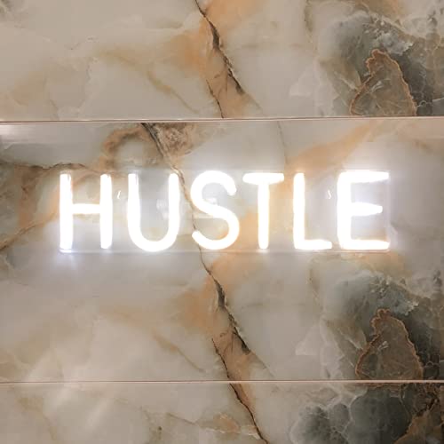 HUSTLE LED Neon Sign 18x5 inches