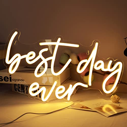 Best Day Ever LED Neon Light 16x9 inches