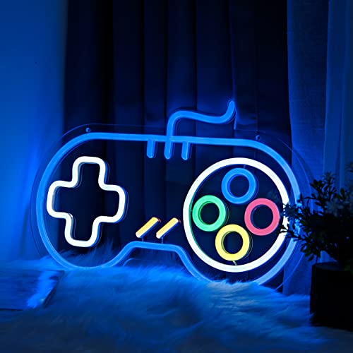 Gamepad Neon Signs for Boys Room16.5''x10'' - Neonsignsindia