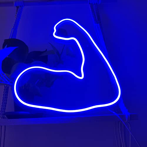 Biceps Gym neon Sign (12x13 inches)