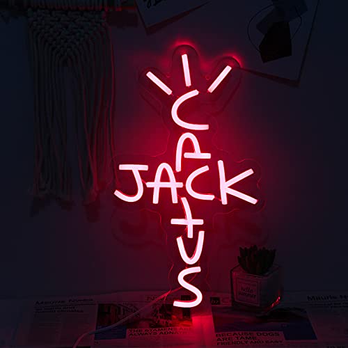 Cactus Jack Neon Sign Red (13x16 inches)