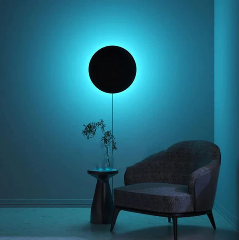 Circular Light , 11x11'' RGB Corner Hanging lamp Pack of 1