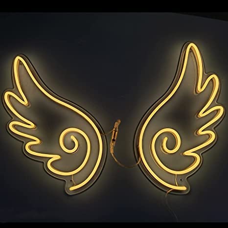 Angel Wings Neon Sign（30×12 inches）