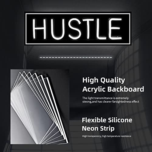 HUSTLE LED Neon Sign 18x5 inches