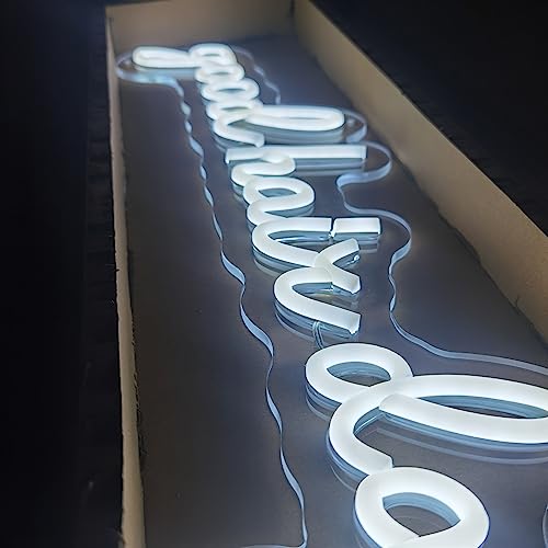 Neon Good Hair Day LED Neon Sign for Hair Salon Wall Decor,Hair Salon Sign for Business,Store Wall Decoration,Handmade Hair Sign Gift,Hair Salon Decor (25 * 7.4inches(63.5 * 19cm), Warm White)