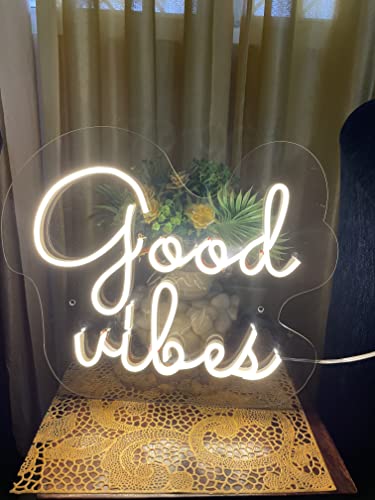 Good Vibes neon Sign (12x12 inches)