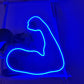 Biceps Gym neon Sign (12x13 inches)