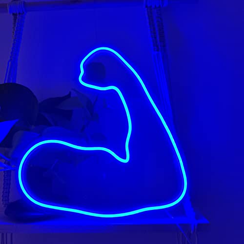 Biceps Gym neon Sign (12x13 inches)