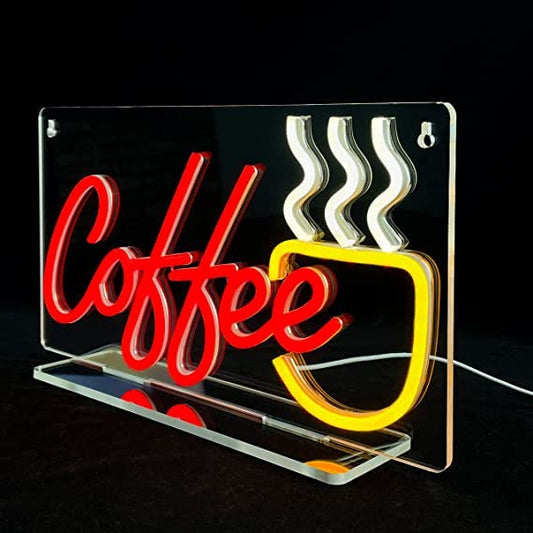 Coffee Neon Sign (15 x 8 inches ) - Neonsignsindia