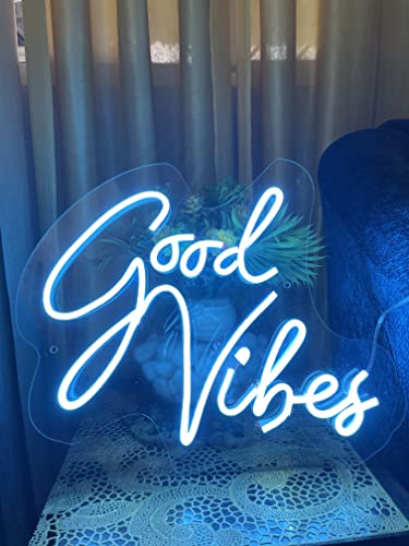 Good Vibes neon Sign (12x12 Inches)