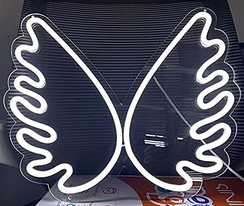 Wings Neon/ Angel Wings Signs 18x18 inches