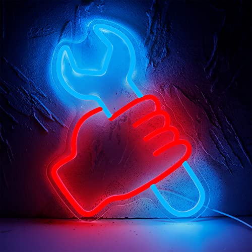 Wrench Neon Signs (11 * 13.3in)