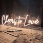 Cheers to Love Neon Sign (8x20 inches)