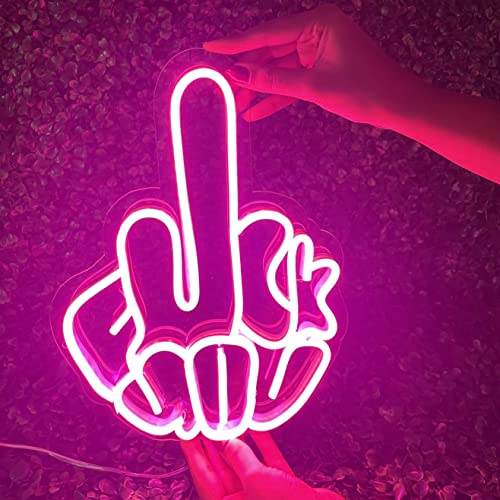 Fuck You Sign Board neon Sign led Light 9x12 inches for Bedroom