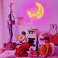 Anime Cat & Moon Neon sign (
