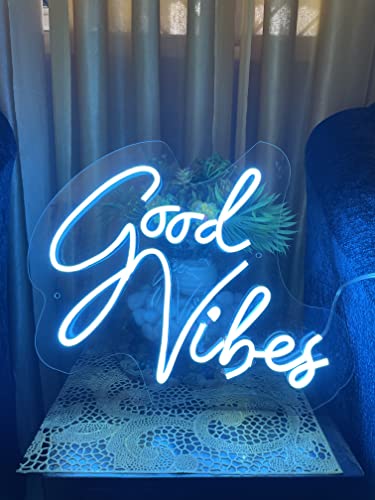 Good Vibes neon Sign (12x12 Inches)