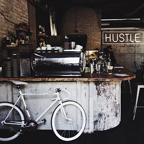 HUSTLE LED Neon Sign 18x5 inches