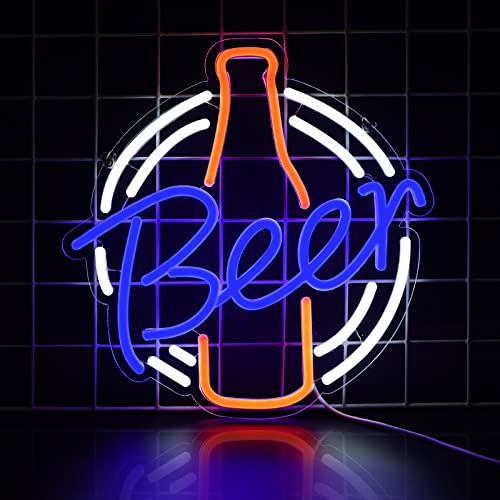 Beer Bar Decor Neon Signs 11x11 inches