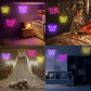3 Pcs Butterfly Neon Signs(Pink, Purple, Warm white) for girls room