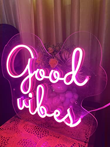 Good Vibes neon Sign (12x12 inches)