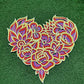 Wooden Wall Art Hanging Wall Home Decoration Living Room, Office , Hotel (2 X 2 Feet HEART)