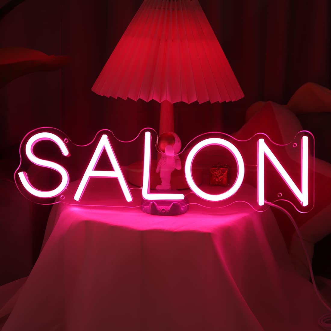 SALON Neon Sign Light (8x18 inches)