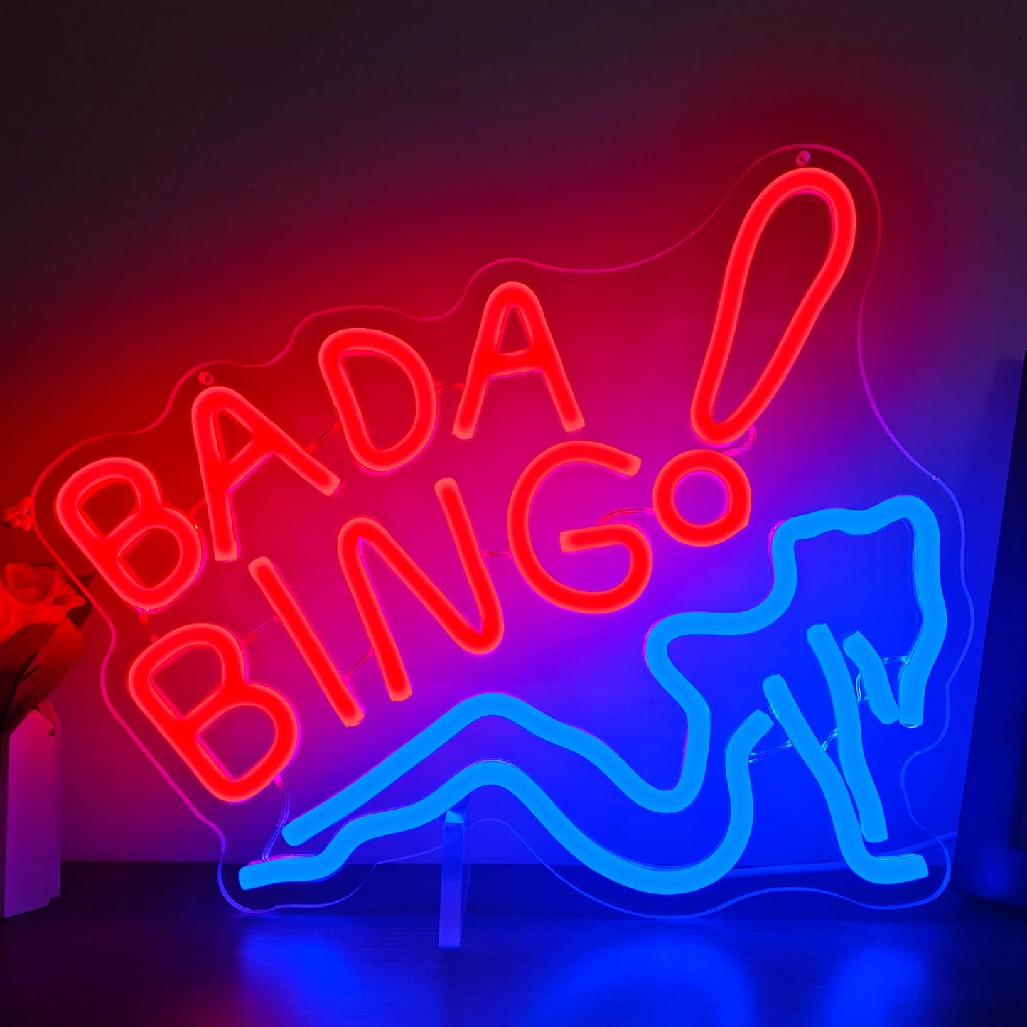 Bada Bing Neon Sign (14x14 inches)