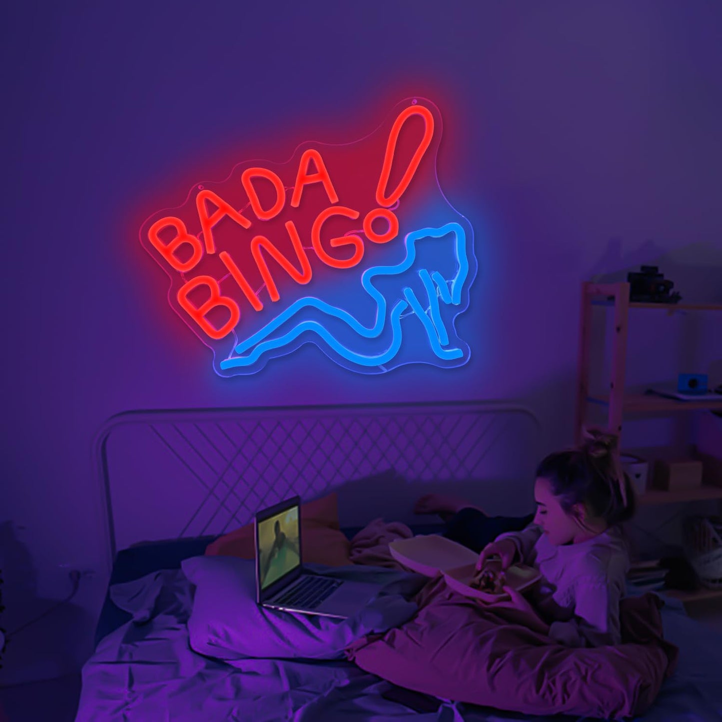 Bada Bing Neon Sign (14x14 inches)