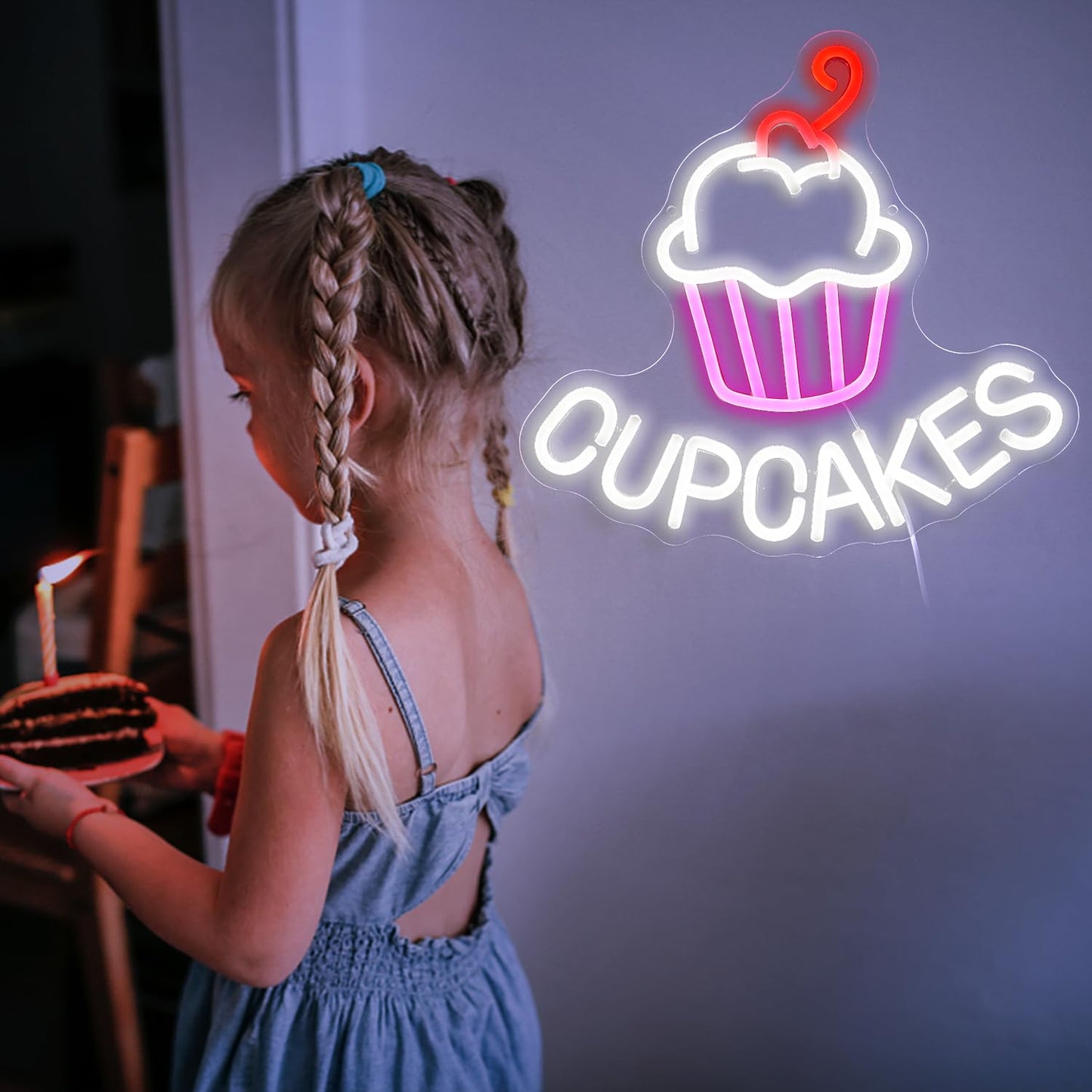 Cupcakes Neon Sign (17x13 inches)