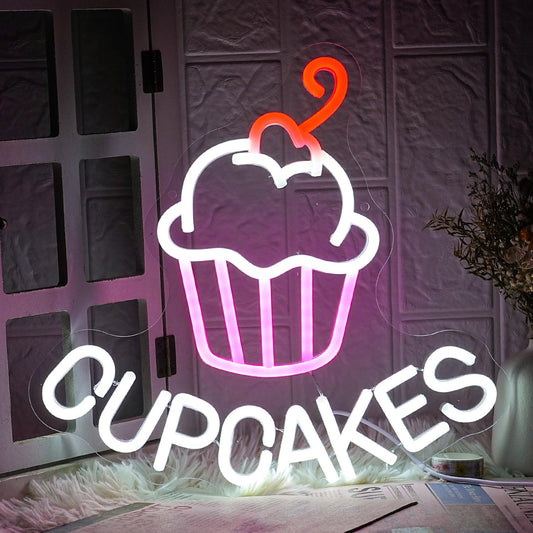 Cupcakes Neon Sign (17x13 inches)