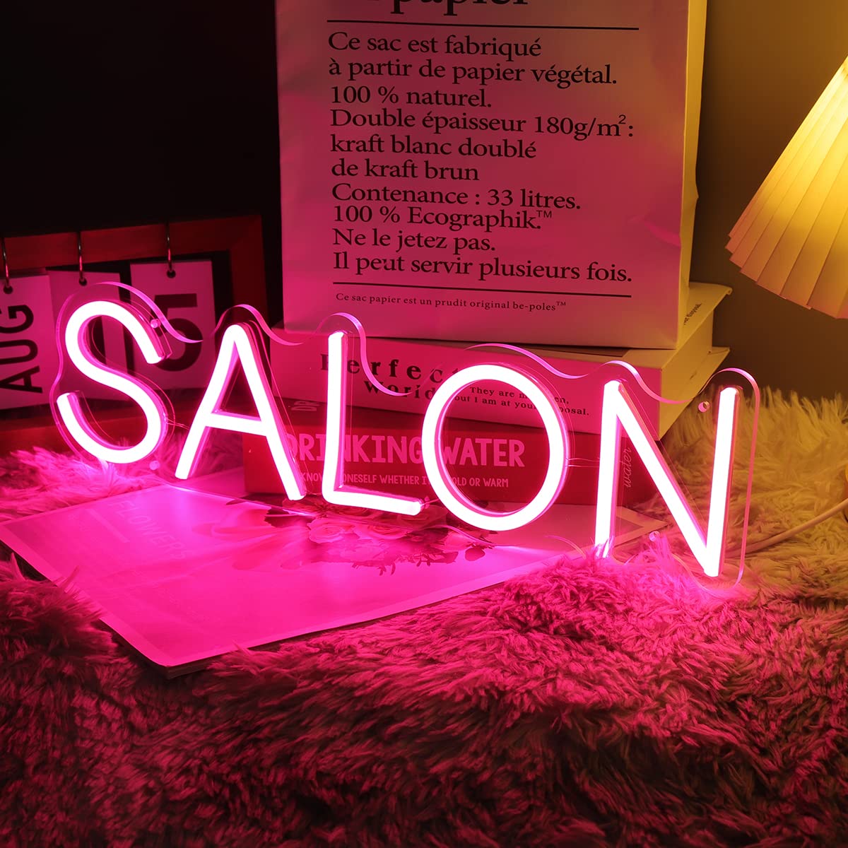 SALON Neon Sign Light (8x18 inches)